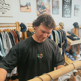 No Hat No Play Tee Coal - Oversized Fit