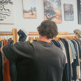 No Hat No Play Tee Coal - Oversized Fit