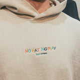 No Hat No Play Hoodie - Faded Bone