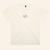 No Hat No Play Tee Ecru - Oversized Fit
