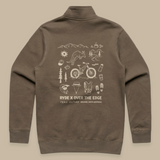 Ryde x OTE Trail Culture 1/4 Zip Walnut