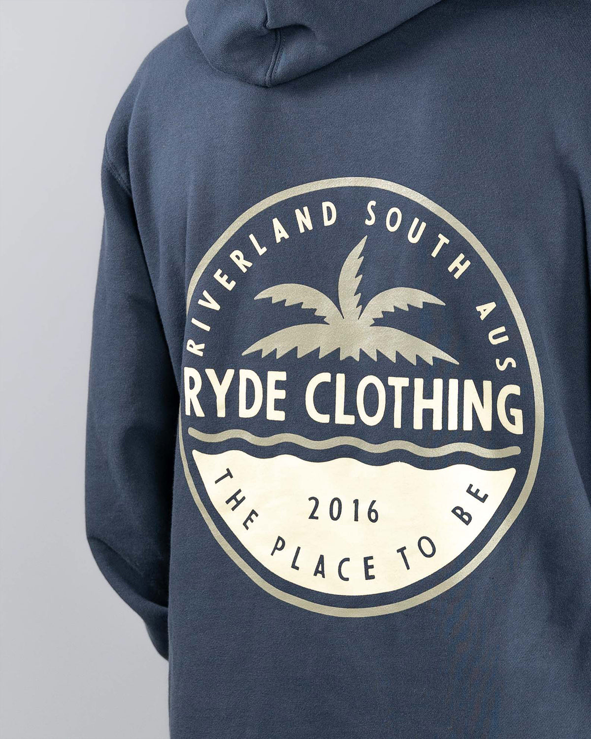 Place To Be Hoodie Petrol Blue