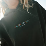 Women's No Hat No Play Hoodie - Faded Black