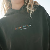 Women's No Hat No Play Hoodie - Faded Black