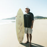 No Hat No Play Tee Coal - Oversized Fit