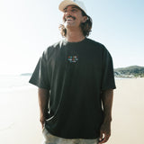 No Hat No Play Tee Coal - Oversized Fit