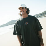 No Hat No Play Tee Coal - Oversized Fit