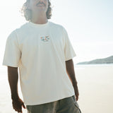 No Hat No Play Tee Ecru - Oversized Fit
