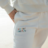 Women's No Hat No Play Bone Trackies