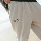 No Hat No Play Trackies - Faded Bone