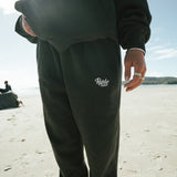 No Hat No Play Trackies Faded Black