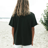 Kids No Hat No Play Tee Faded Black