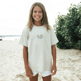 Kids No Hat No Play Tee Faded