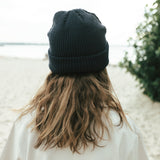Kids No Hat No Play Beanie Deep Ocean
