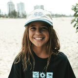 Kids No Hat No Play Cap Blue Brim
