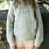Kids No Hat No Play Hoodie Grey