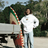 Lemons Hoodie White Marle