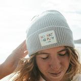 No Hat No Play Beanie Grey