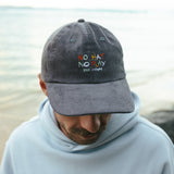 No Hat No Play Cord Cap Charcoal