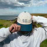 No Hat No Play Cap Blue Brim