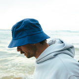 No Hat No Play Bucket Hat Blue Highlighter