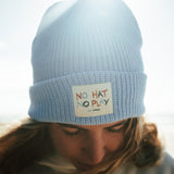 No Hat No Play Beanie Powder