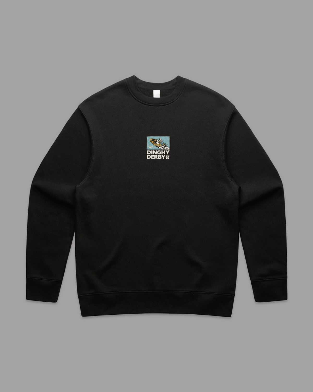 2025 Dinghy Derby Crewneck Jumper Black