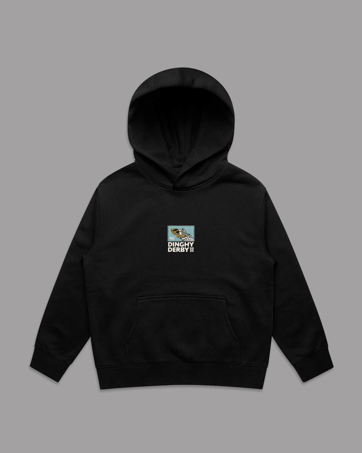 2025 Kids Dinghy Derby Hoodie Black