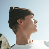 No Hat No Play Beanie Coffee