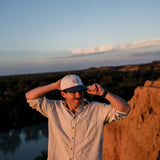 No Hat No Play Cap Blue Brim