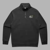 Ryde x Fat Tyre Festival 1/4 Zip Faded Black