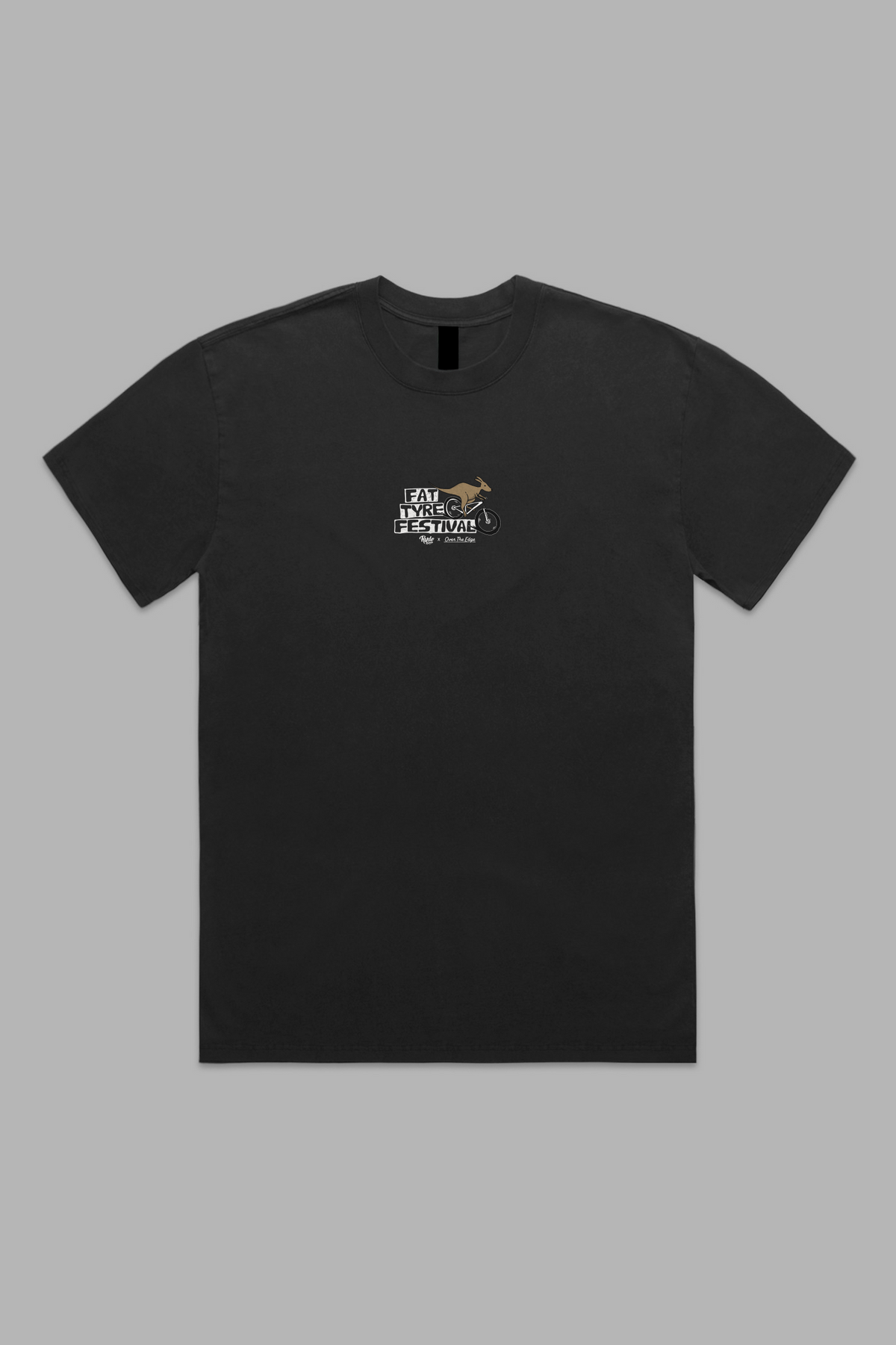 Ryde x Fat Tyre Festival Tee Faded Black