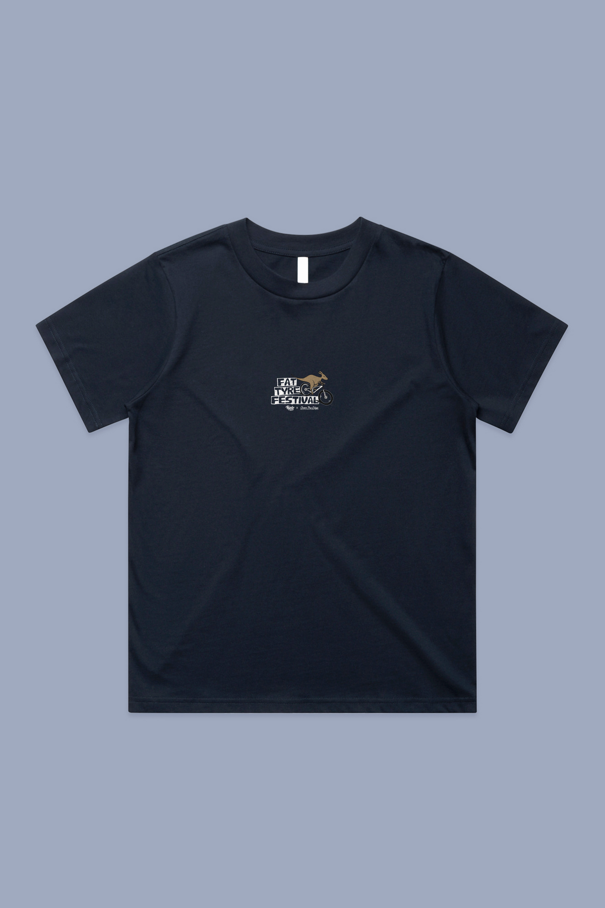 Ryde x Fat Tyre Festival Womens Navy Tee