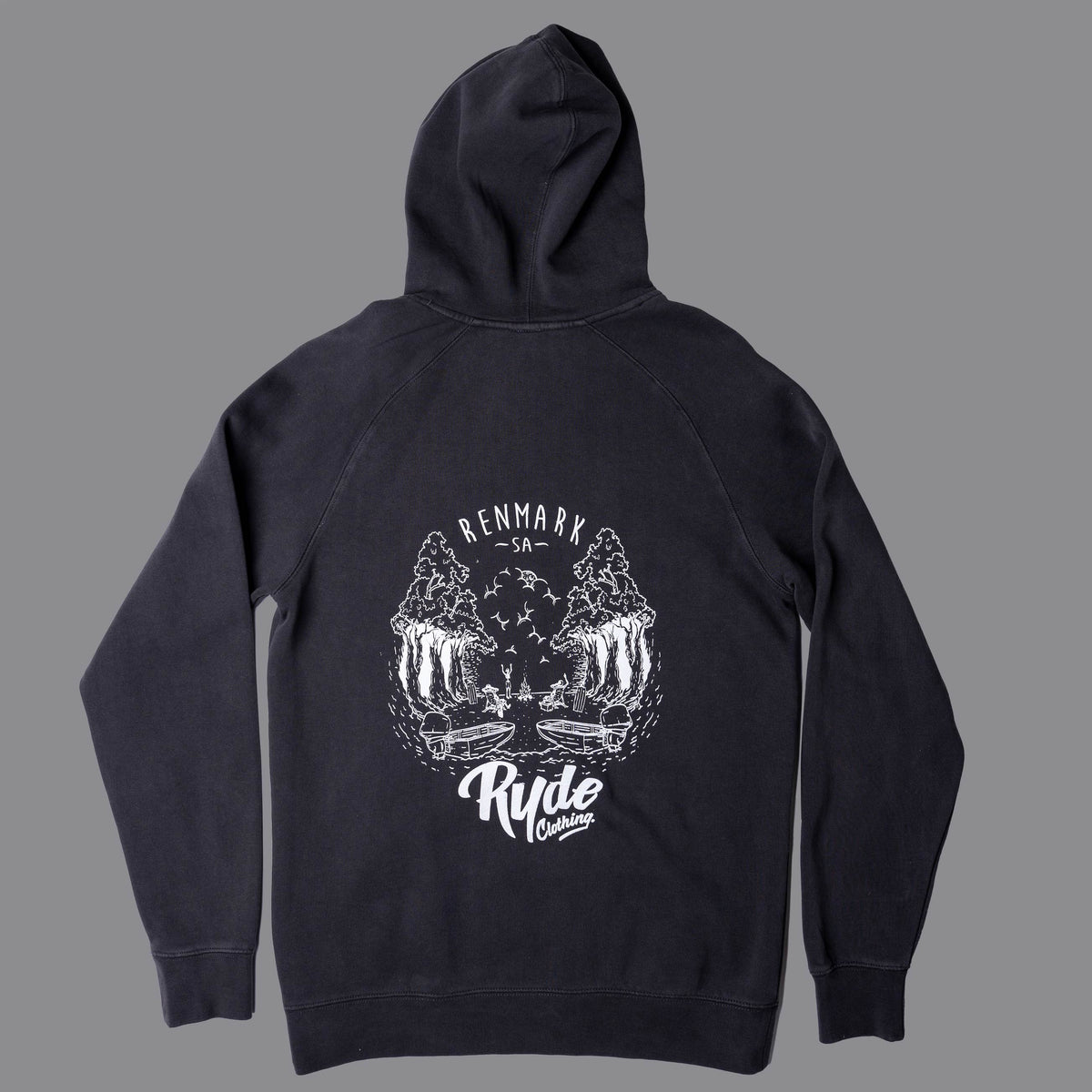 Hometown Hoodie Faded Black