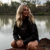 Women's No Hat No Play Hoodie - Faded Black
