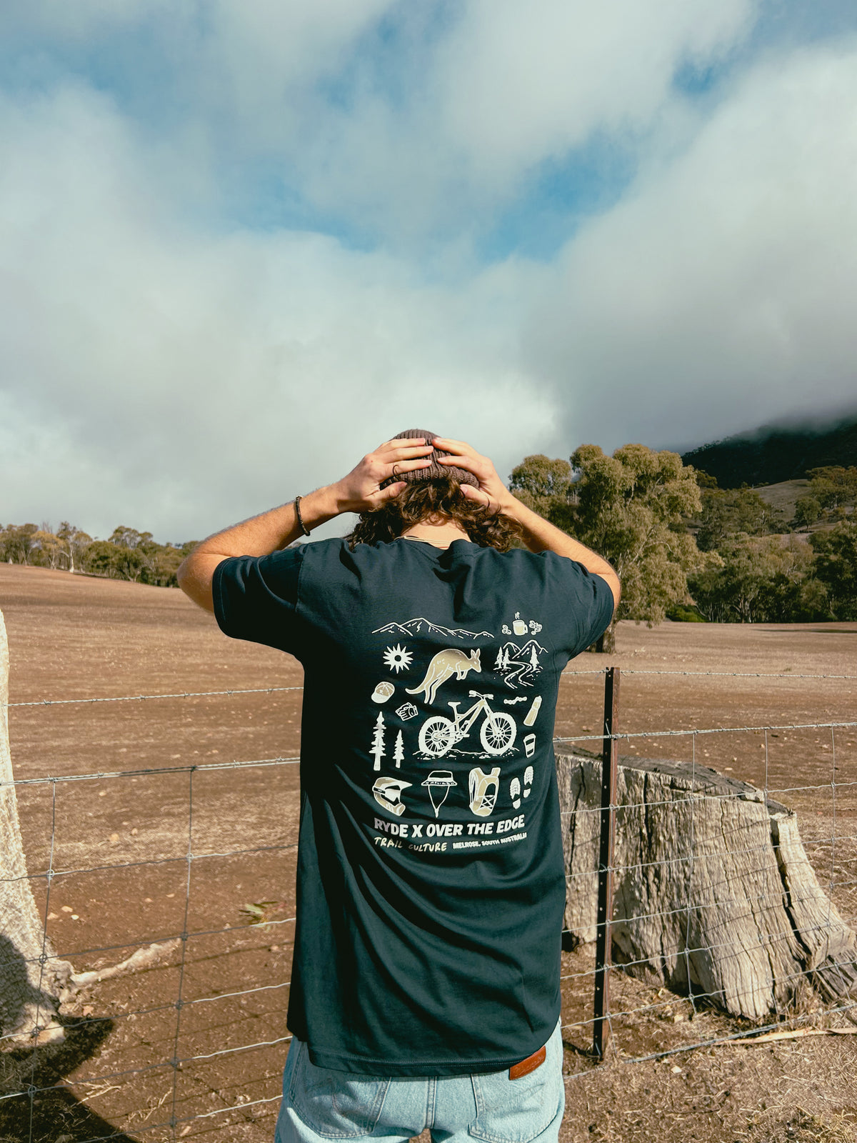 Ryde x OTE Trail Culture Tee Navy