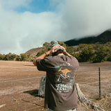 Ryde x Fat Tyre Festival Faded Brown Tee