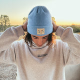 No Hat No Play Beanie Powder