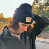 No Hat No Play Beanie Deep Ocean