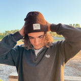 No Hat No Play Beanie Coffee