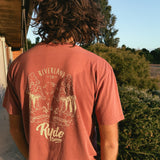 Hometown Tee Faded Wine