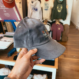 No Hat No Play Cord Cap Charcoal