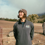 Ryde x Fat Tyre Festival 1/4 Zip Faded Black