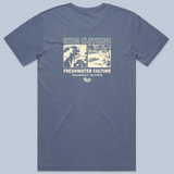 Murray River Faded Blue Tee