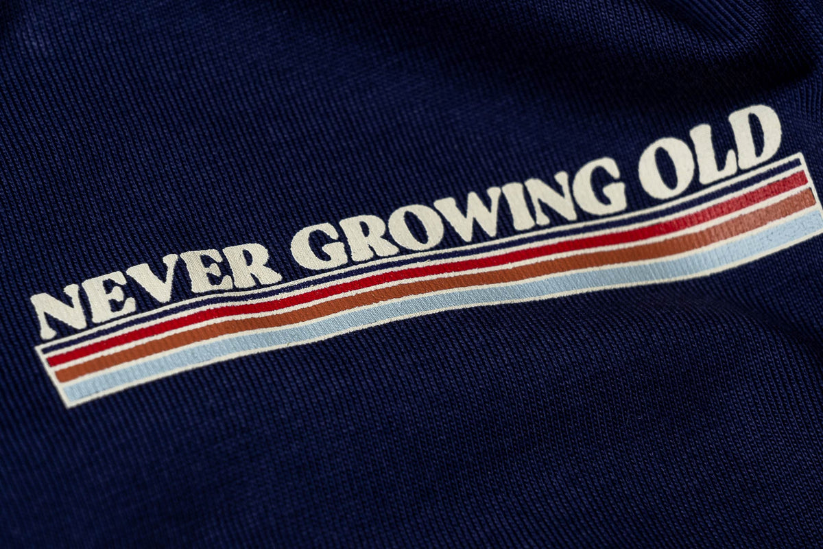 Never Growing Old Tee Blue