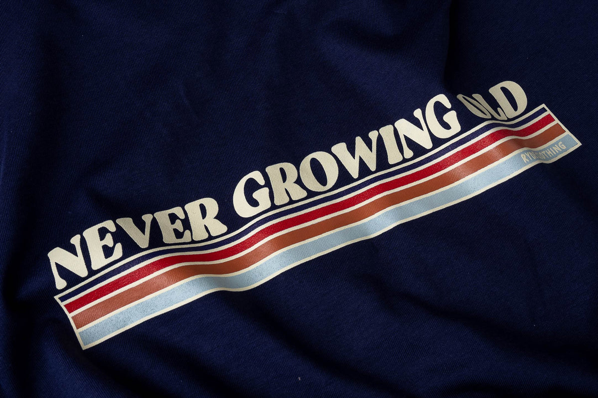 Never Growing Old Tee Blue