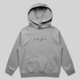 Kids No Hat No Play Hoodie Grey