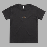 Kids No Hat No Play Tee Faded Black