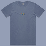 No Hat No Play Faded Blue Tee