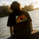 Fresh Produce Faded Coal Tee